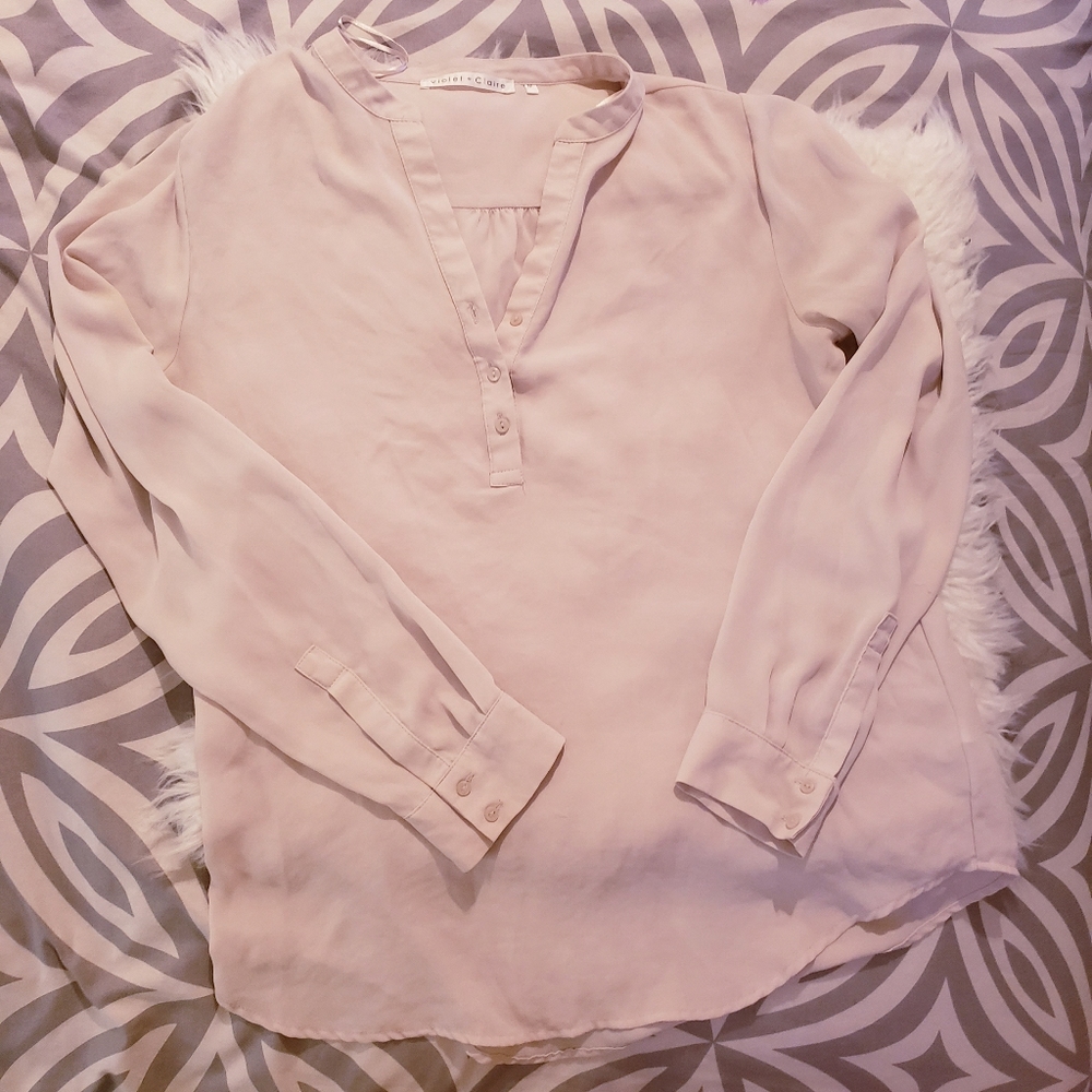 Sheer casual top